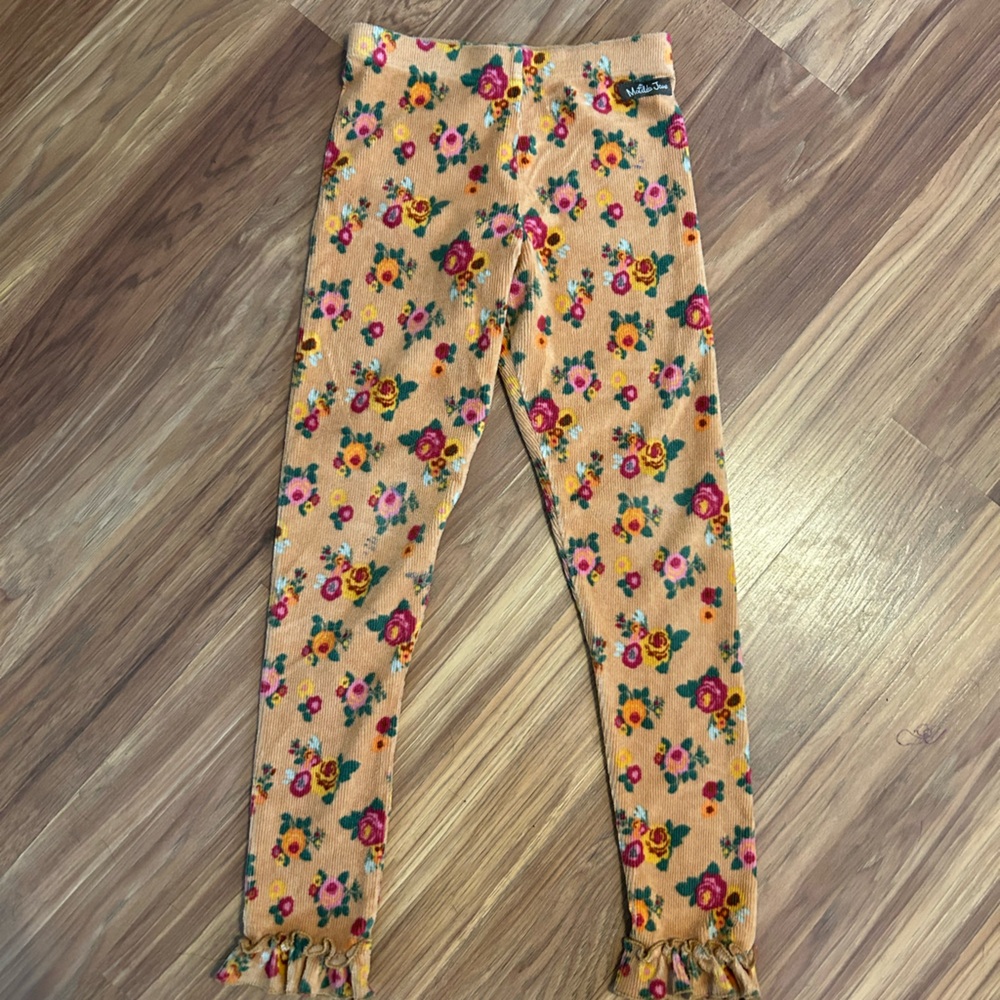 Matilda Jane Girls Corduroy Fall Leggings Size 8